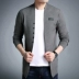 Đan Cardigan nam thanh niên mùa xuân và mùa thu mới của Hàn Quốc xu hướng áo len bên ngoài áo len mỏng mỏng đẹp trai nam áo khoác Cardigan