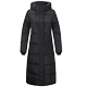 Chống mùa đông quần áo Châu Âu và Mỹ bông của phụ nữ phần dài dày in trên đầu gối lạnh trùm đầu xuống bông độn slim coat