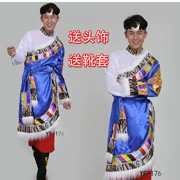 Áo dài áo dài mới dân tộc Mông Cổ trang phục nữ Nội Mông nhảy người lớn biểu diễn múa trang phục biểu diễn