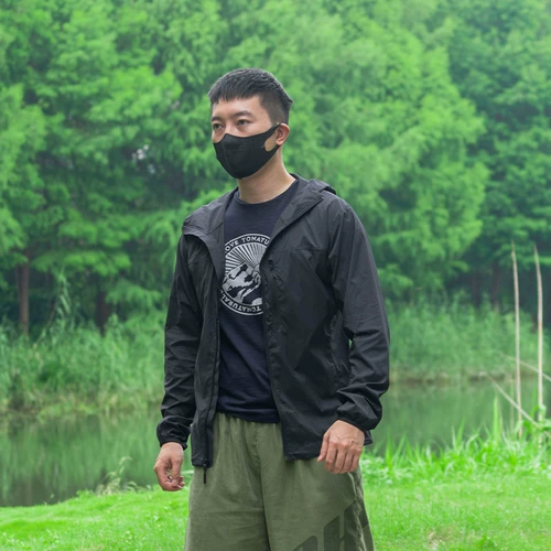 Black Diamond Black Diamond Men's Summer Outdoor Riscing Rishing Rishing Fishing Skin мягкая раковина