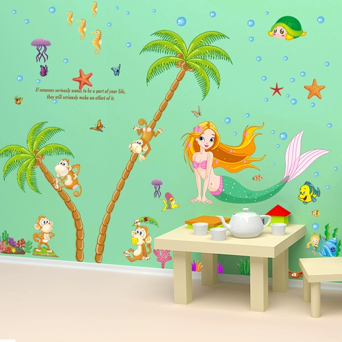 Глянцевое украшение для ванной комнаты, наклейка для детской комнаты для раннего возраста, мультяшные креативные наклейки на стену