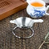 Tiêu chuẩn mùa xuân mật độ cao đôi bộ lọc trà trà trà thiết lập 304 thép không gỉ dày trà rò rỉ phễu