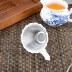 Tiêu chuẩn mùa xuân mật độ cao đôi bộ lọc trà trà trà thiết lập 304 thép không gỉ dày trà rò rỉ phễu