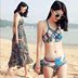 Bộ đồ bơi ba mảnh đi biển bikini gợi cảm của nữ giới tụ tập để che bụng thon gọn Hàn Quốc suối nước nóng nhỏ - Bikinis đồ bơi đi biển Bikinis