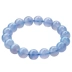 Pha lê tự nhiên Blue Agate Bracelet Bracelet Trang sức Nam và nữ Chòm sao Sinh viên Bạn gái Cặp đôi Chuyển đơn giản - Vòng đeo tay Clasp