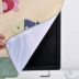 Máy tính bìa bụi che máy tính để bàn một bìa vải cotton linen art dễ thương màn hình LCD tay áo phim hoạt hình