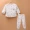 Quần áo mùa thu cho bé Bộ đồ len cotton 0-1 tuổi Nữ đồ lót bé thấm mồ hôi mùa xuân phần mỏng quần áo mùa thu mở file