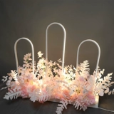 Новая свадебная дорога ведет n -ware Lighting Road Lead Wedding Floral Art Row Flower Road Светодиодная светодиодная лампа пояс светящуюся дорогу