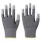 Ngón tay phủ PU găng tay chống tĩnh điện phủ nylon không bụi bảo hiểm lao động có keo làm việc chống trượt thoáng khí chống mài mòn làm việc khô