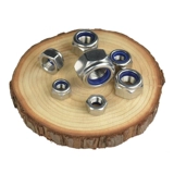 304 Нержавеющая сталь против тонких/самопомочных тонких зубов тонкие пряжки гайки шестиугольные нейлоновые анти-скольжения и анти-москов M8M10-M20