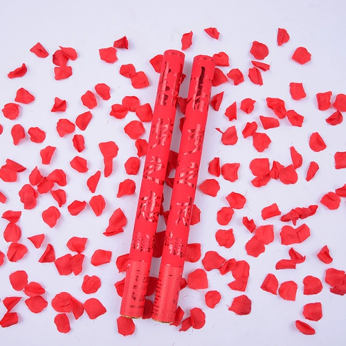 Свадебные принадлежности подарочный артиллерия подарочный спрей цветочный свадебный церемония цветочные артиллерийские церемонии, лепестки, лепестки, церемония с парашютом цветочная трубка