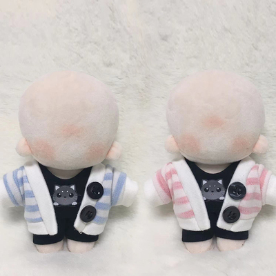 taobao agent Set, knitted jacket, cotton doll, changeable clothing for dressing up, 10cm