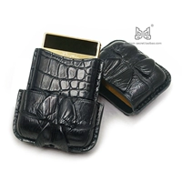 Зажигалка, оригинальный чехол ручной работы, крокодил, делается под заказ, из натуральной кожи