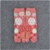 Nhật Bản mới mùa thu và mùa đông hai ngón tay vớ hai ngón chân chia ngón chân tất nữ vớ chân hibiscus vớ cotton vớ cos Vớ bông