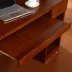 Bàn tủ gỗ nguyên khối Trung Quốc hiện đại Bàn máy tính có tủ sách Đầy đủ hương gỗ - Bộ đồ nội thất