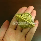 Медная антикварная коробочка для хранения, шарнир, китайский стиль, 5см