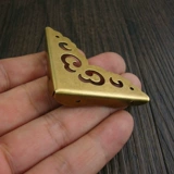 Медная антикварная мебель, сумка, медные накладки на углы, 4.5см