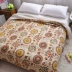 炕 pad mùa xuân và mùa thu bông chần bông đôi quilting điều hòa không khí đã được rửa sạch bởi mùa hè quilt mỏng giường bìa mảnh duy nhất