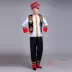 2018 mới Miao trang phục nam thiểu số trang phục khiêu vũ Zhuang quốc tịch hiệu suất trang phục hiệu suất múa tre quần áo shop quần áo nam Trang phục dân tộc