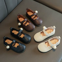 Девочки Scoop Shoes 2021 Осень Новые мягкие мягкие детский