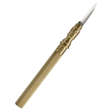 Универсальный латунный брелок, маленький складной нож, невидимый портативный комплект