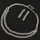 D Модель (ожерелье+игла) серебряный цвет
