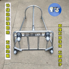 Мучительный 农用玉米带轮撑袋器编织袋移动支撑架家用撑口打包架滚轮装袋工具