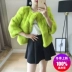 2018 mới Hàn Quốc nữ toàn bộ da thỏ lông áo khoác lông ngắn nữ chống mùa giải phóng mặt bằng lông