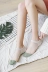 Mùa hè vớ vớ phụ nữ Nhật Bản vớ thủy tinh cotton vớ thoáng khí vớ tinh thể vớ nông miệng vớ vô hình phụ nữ - Vớ