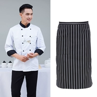 Белый лонгслив, фартук