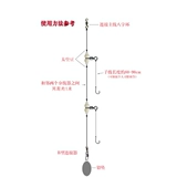 Lemo Light Mid -Crings, 8 -символьные кольца, тыква голова рыбалки маленькие аксессуары 10 кусоч