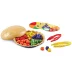Ở nước ngoài nhập khẩu đồ chơi tại chỗ trẻ em đầy màu sắc màu mô phỏng trái cây đếm câu đố phân loại gửi quà tặng nhà bộ đồ chơi nhà bếp Đồ chơi gia đình