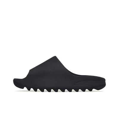 Подлинная покупка кокосового Yeezy летом в бежевых облегающих слайдах для обуви мужские и женские черные тапочки