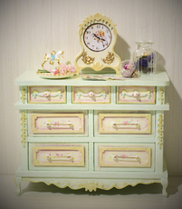 bjd场景道具娃屋 希蕊模型6分bjd兵人小布blythe娃娃娃屋微缩家具彩绘系列