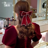 Аксессуар для волос для невесты, ретро японский ободок с бантиком, вечернее платье, японские и корейские, популярно в интернете