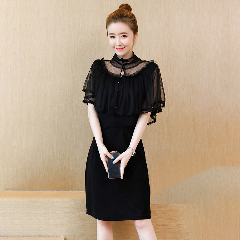 Mid Length Lace Summer Dress