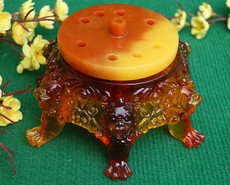 Молитвенный барабан 小款六面狮子吼底座（仿琉璃）