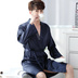 Áo ngủ nam mùa hè phần mỏng băng lụa mùa xuân và mùa hè mùa hè đồ ngủ lụa áo choàng tắm áo choàng Hàn Quốc dịch vụ nhà giản dị Night Robe