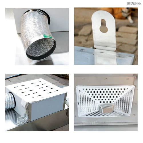 Худ из нержавеющей стали встроенный жареный куриный ресторан Simplicy Restaurant Restaurant Restaurant Kitchen Air Duct Song Range Hood