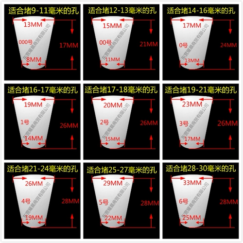 Силиконовая штекерная заблокированная пробка для пробок для заглушки с заглушением трубы -устойчивый