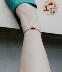 [Chusha Ji] Thời trang cuộc sống tự nhiên, người nhỏ bé, an toàn và khỏe mạnh, cinnabar, dây đỏ, vòng đeo tay, vòng chân, dây chân vòng đeo chân Vòng chân