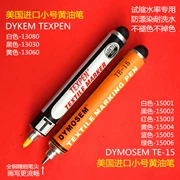 Mỹ DYKEM dệt bút đánh dấu nhỏ bơ bút TEXPEN chống tẩy nhuộm bút DYMOSEM có thể giặt được không phai màu bút