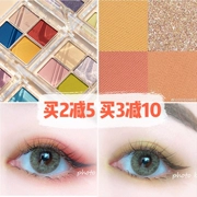 Judydoll Orange Kết hợp miễn phí Bốn màu phấn mắt DIY Makeup Pan nude Makeup Daily Purple Orange Ginger - Bóng mắt