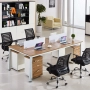 Bàn ghế văn phòng màn hình phân vùng thẻ nhân viên bàn ghế kiểu dáng đẹp tối giản bàn máy tính bốn khung thép nhân viên bàn - Nội thất văn phòng tủ tài liệu văn phòng