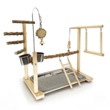 Игрушка попугая тигр пион -птичья стойка xuanfeng xiotai станция Shelzc Peppercurry Деревянная станция