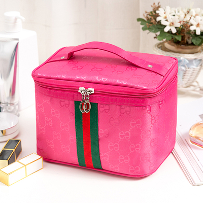 To E-roseVertical section high-capacity portable letter Cosmetic Bag turn box Foldable Cosmetic Bag Cosmetics Storage bag