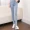 Mùa thu Hàn Quốc quần jeans cạp cao nữ chân dài màu đen cỡ lớn béo mm mỏng kéo dài quần bút chì chín điểm