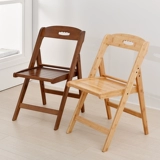 Толстый складной стул Портативный стул Nanta Bamboo Simple Dining Stable Mabrishing Loc -Back Стул Простой