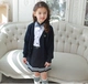 Trang phục Hàn Quốc Nhập khẩu cho trẻ em mặc 2019 Mùa hè cho trẻ em thiếu nhi Đại học Áo gió trắng Váy xếp li - Phù hợp với trẻ em