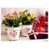 IKEA Rosie Papo Lọ Hoa Màu Xanh Lá Cây Trồng Làm Vườn Mô Phỏng Flower Vase Flower Xử Lý Ellipse Hoa giỏ hoa treo tường Vase / Bồn hoa & Kệ